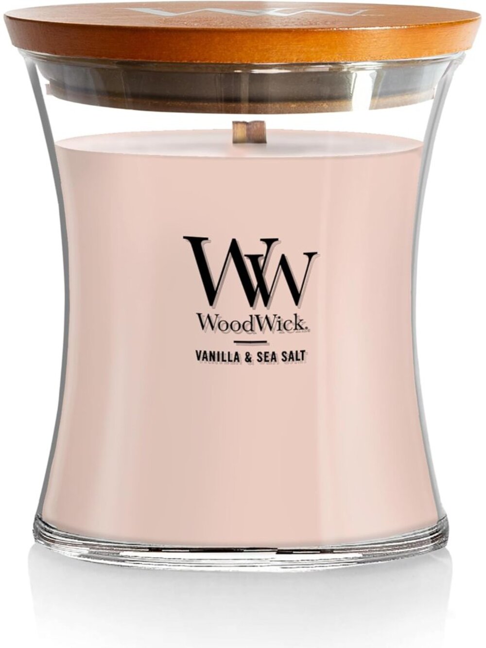 Vanilla & Sea Salt Gifts for Women and Men, 9.7 oz Medium Hourglass Candle with